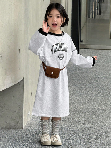 DAZY Little Girls Casual Dress, Autumn