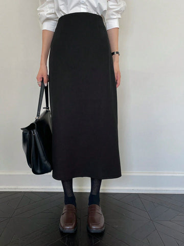 DAZY Loose Casual Minimalist Women Skirt