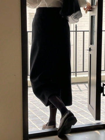 DAZY Loose Casual Minimalist Women Skirt