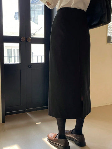 DAZY Loose Casual Minimalist Women Skirt