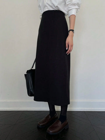 DAZY Loose Casual Minimalist Women Skirt