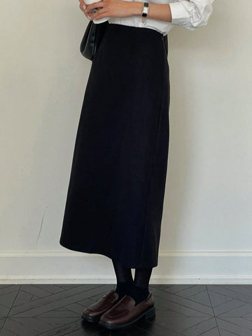 DAZY Loose Casual Minimalist Women Skirt