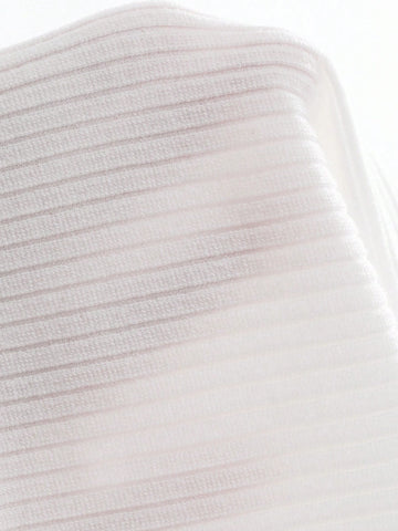 DAZY Solid-Color Slim-Fit Short Sleeve Bodysuit With Lapel V-Neck For Women