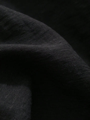 DAZY Solid Color Loose Drawstring Belted Women's Shirt