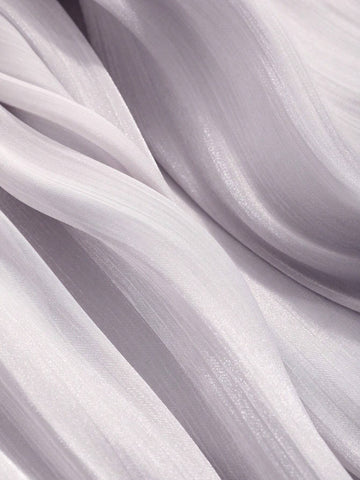 DAZY Solid Fold Pleated Skirt