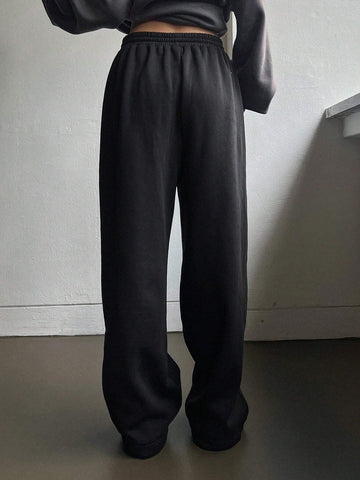DAZY Star Print Drawstring Waist Sweatpants