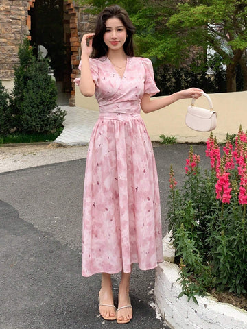 DAZY Women 2 Pieces Crop Top And Skirt Set