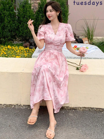 DAZY Women 2 Pieces Crop Top And Skirt Set