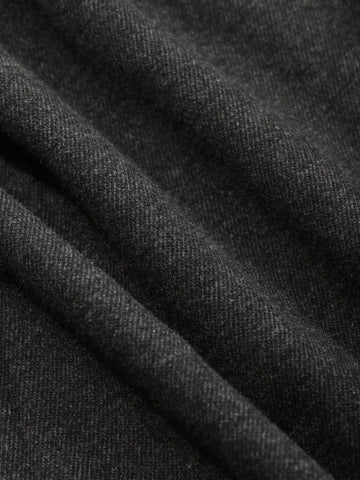 DAZY Women Casual Pleated Mid-Calf Length A-Line Skirt, Without Belt