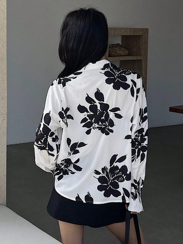 DAZY Women Loose Casual Blouse, Minimalist And Stylish For Everyday Wear