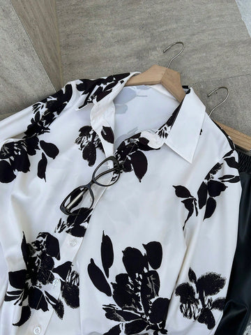 DAZY Women Loose Casual Blouse, Minimalist And Stylish For Everyday Wear