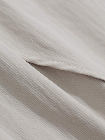 DAZY Women Solid Color Wide Leg Pants With Drawstring