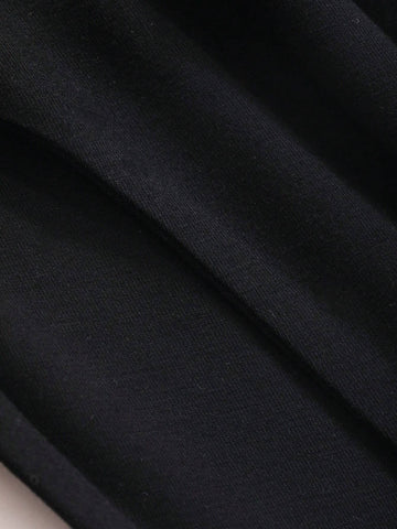 DAZY Women's Basic Solid Color Short Sleeve Bodysuit