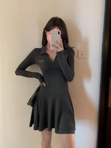 DAZY Women's Cinched Waist A-Line Hooded Print Mini Dress