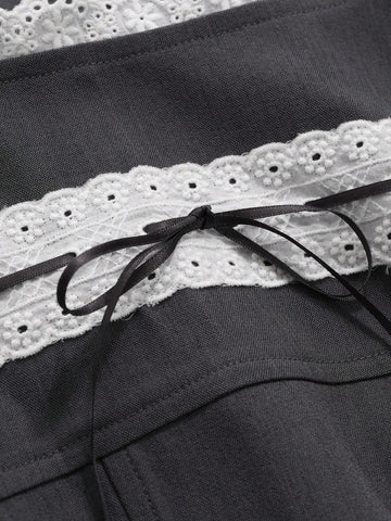 DAZY Women's Color Block Short Sleeve 2pcs Set