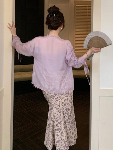 DAZY Women's Elegant And Simple Daily Two-Piece Set