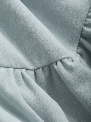 DAZY Women's Fashionable Patchwork Top And Skirt Set