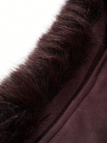 DAZY Women's Fleece Lined Patchwork Hem Long Sleeve Casual T-Shirt