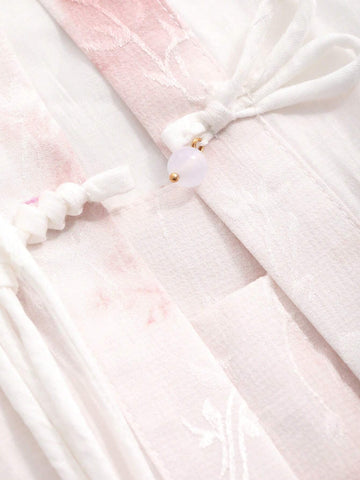 DAZY Women's Full Print Splicing Short Sleeve Two-Piece Set