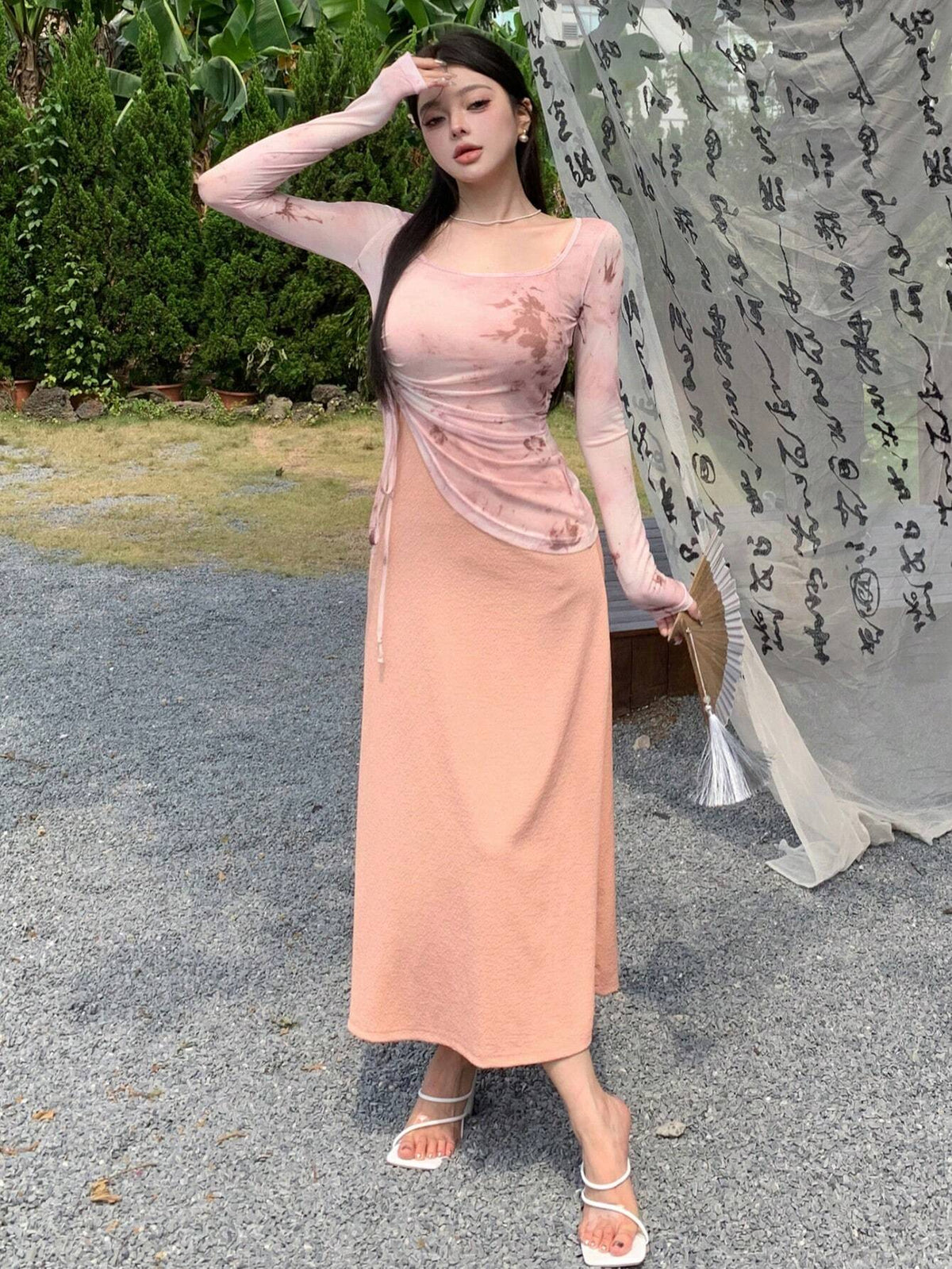 DAZY Women's Long Sleeve Two Piece Set Outfit