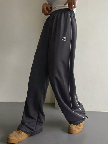 DAZY Women's Loose Fit Jogger Sweatpants With Elastic Waistband And Drawstring Hem