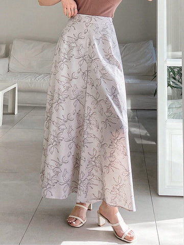 DAZY Women's Loose Floral Print Wide Leg Palazzo Pants