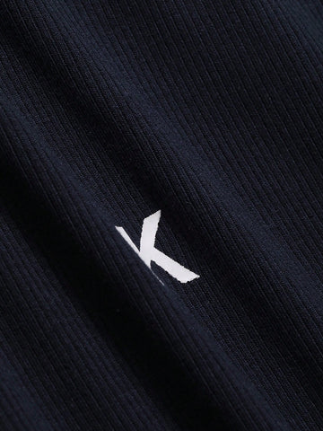 DAZY Women's Slim Fit Letter Print Long Sleeve Top And Pants Set