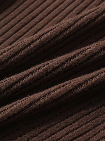 DAZY Women's Solid Color Stand Collar Simple Short Hollow Out Bodycon Dress