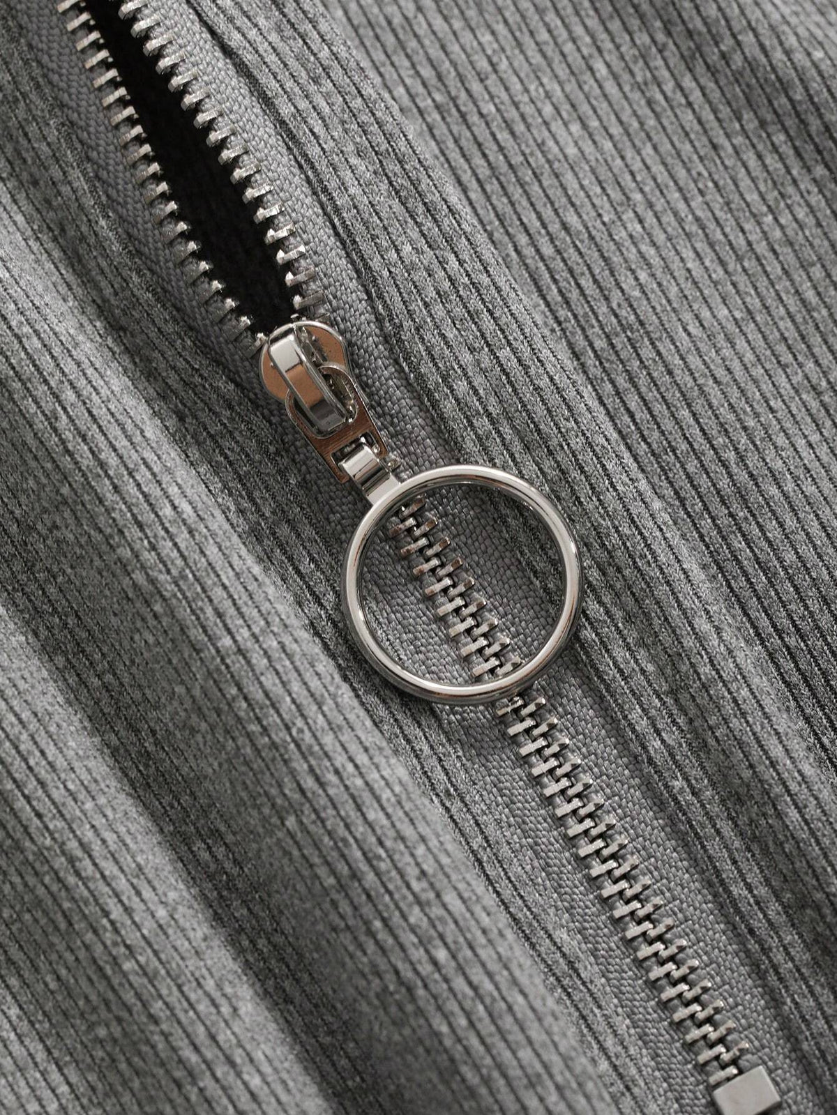 Women's Summer Solid Color Zipper Half Placket Off Shoulder Short Sleeve Slim Fit T-Shirt