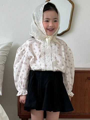 DAZY Young Girl Fall Clothes, Girls (Small) All-Over Print Shirt