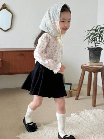 DAZY Young Girl Fall Clothes, Girls (Small) All-Over Print Shirt