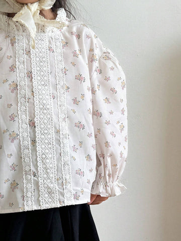 DAZY Young Girl Fall Clothes, Girls (Small) All-Over Print Shirt