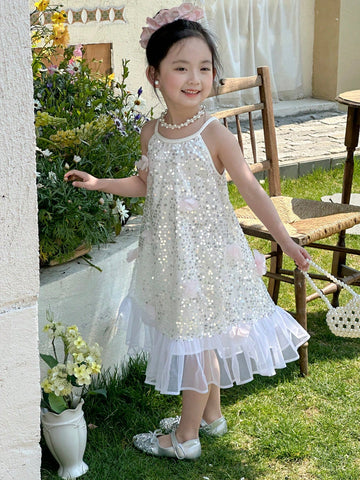 DAZY Young Girl Halter Floral Fashionable Dress, Summer
