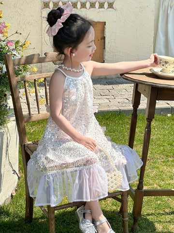 DAZY Young Girl Halter Floral Fashionable Dress, Summer