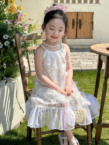 DAZY Young Girl Halter Floral Fashionable Dress, Summer