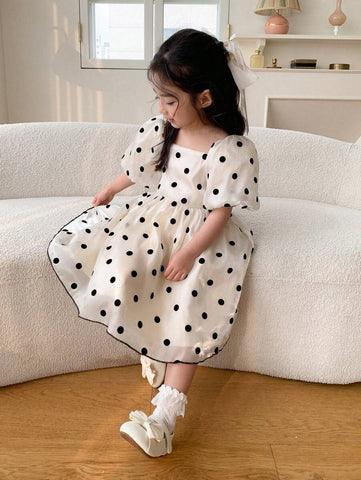 DAZY Young Girl Simple Fashion Casual Daily Short Sleeve Dress