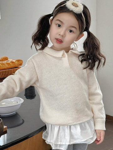 DAZY Young Girls Turtleneck Sweater, Autumn
