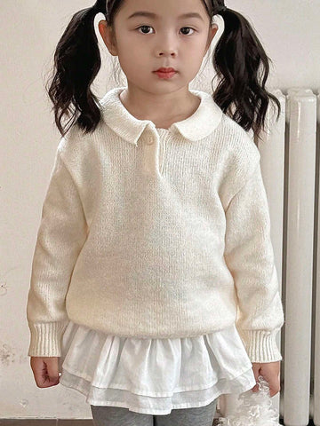 DAZY Young Girls Turtleneck Sweater, Autumn