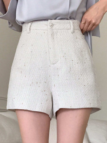 DAZY Zipper Fly Wide Leg Shorts