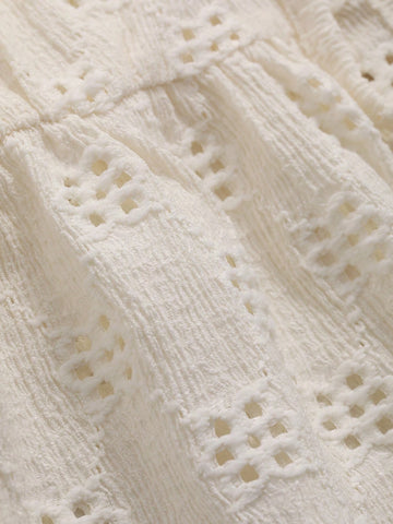 Designer Women Short Knitted Cardigan T-Shirt With Design Band