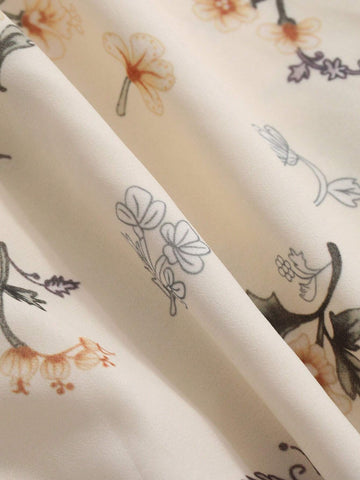 Dazy Designer Women's Floral Design A-Line Skirt