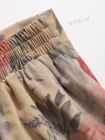 Dazy Designer Women's Printed A-Line Skirt With Unique Design