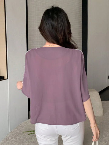 Designer Women's Printed Design Shirt With Stylish Feel, Suitable For Everyday Wear