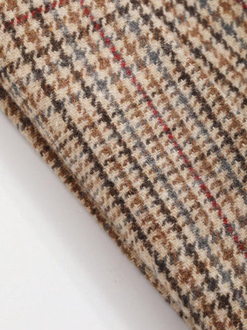 Dazy Star Plaid Print Pleated Skirt