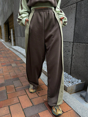 Dazy Star Women's Color Block Long Pants/trousers