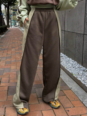 Dazy Star Women's Color Block Long Pants/trousers