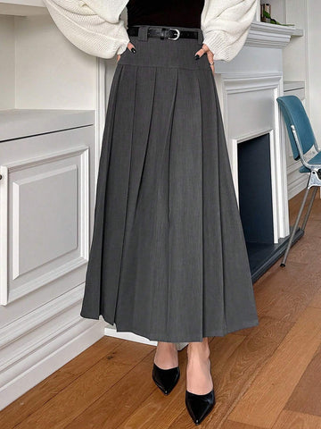 Dazy Star Women's Pleated Skirt