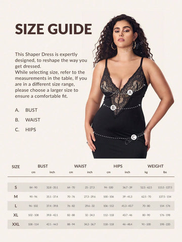 Deep-V Sleeveless Lace Split Mermaid Shapewear Dress For Formal Cocktails, Surround Pressurization Body Shaping