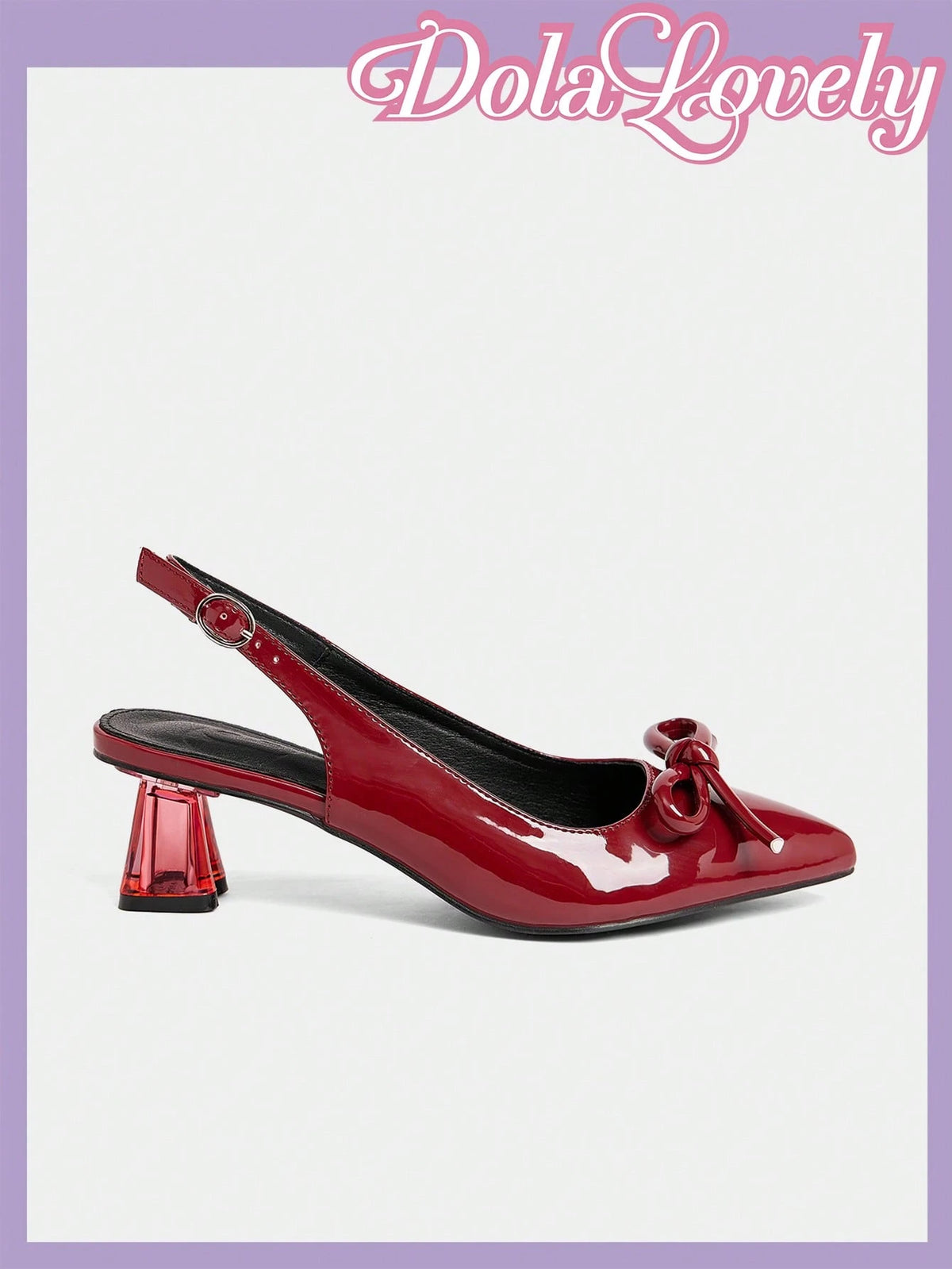Crystal Heel Pointed Toe High Heels, Fashionable Women Shoes Spring Break Easter