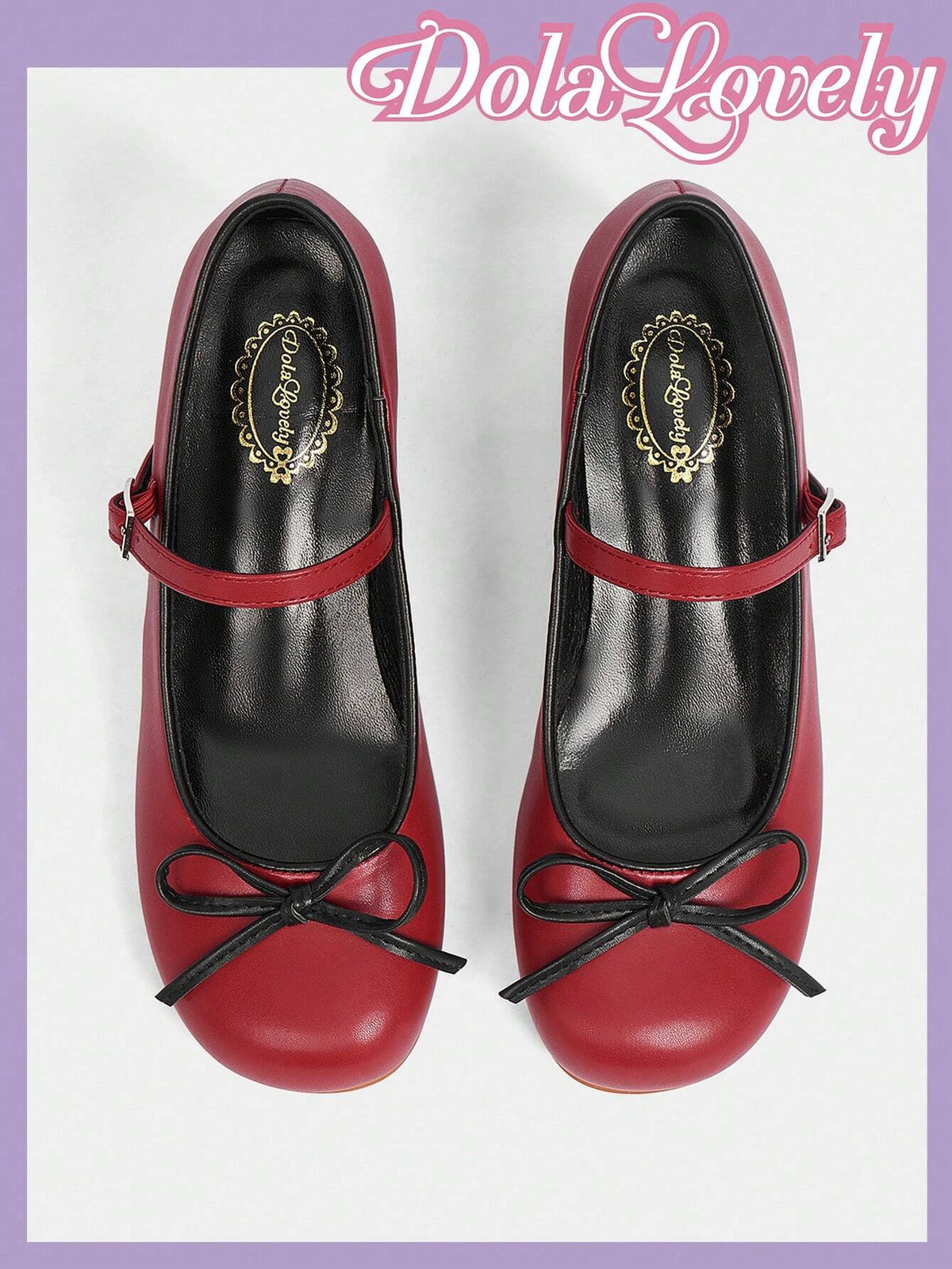 Dola Lovely Round Toe Low Cut Bow Accent Thick Heel Pumps, Fashion Women